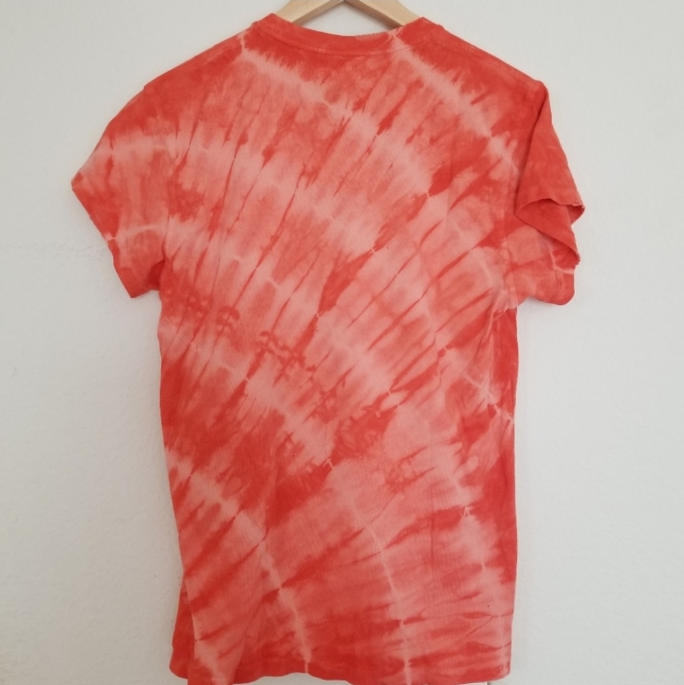 Madeworn Grateful Dead Distressed Tie Dye Relax T-ShirtSize S Red Orange - Picture 4 of 10